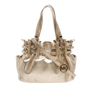 Michael Kors Metallic Bronze Leather Bag